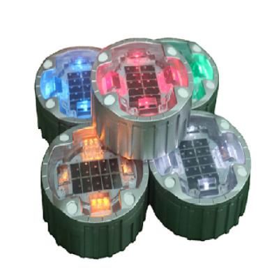 China Five Colors IP68 120mm Solar Lights Embedded In Concrete Power Saving for sale