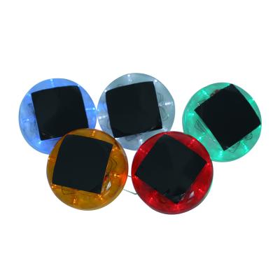 China 5 Colors IP68 Waterproof 84mm Round Solar Powered Road Studs For Park for sale