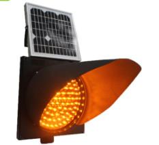 China IP65 Protect Level 12V Amber Traffic Control Signal For Crossroad for sale