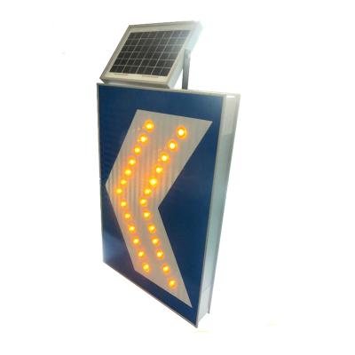 China Waterproof 11.1V 4.4AH Solar Chevron Sign , Solar Road Safety Light for sale