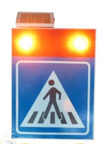 China CE Solar Pedestrian Crossing Sign for sale