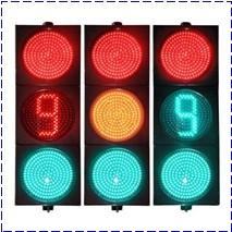 China High Brightness 400mm Traffic Signal Light IP53 anti UV PC For Road for sale