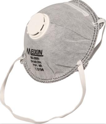 China Single Use FFP1 Safety Mask For Dust Gray Color Non Woven Fabric Material for sale