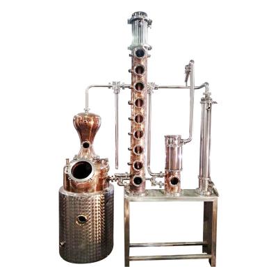 Chine Capacité de distillation personnalisable GHO Distillateur à domicile de moonshine en acier inoxydable et cuivre à vendre