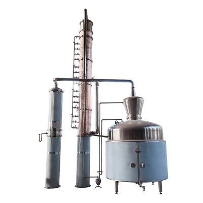 China GHO 3000 KG Stainless and Copper 2000L Vodka or Whiskey Distillation Equipment with 1 for sale