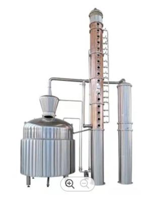 China GHO 4000L Wine Stainless Steel Copper Moonshine Distiller for Video Technical Support for sale