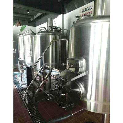 China Equipo de cerveza comercial usado 3t/h Bomba de hierba y sistemas de elaboración de cerveza para su cervecería en venta