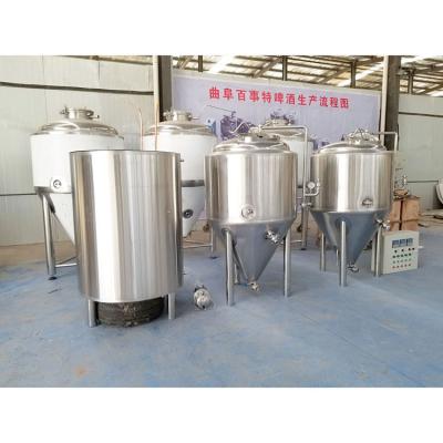China GHO Fermentation Beer Brewing Equipment for Commercial Sale 480 KG 60° Bottom Cone for sale