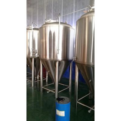 China 60° Bottom Cone Stainless Steel 304 Machine for Beer Brewing Industries Manufacturing for sale