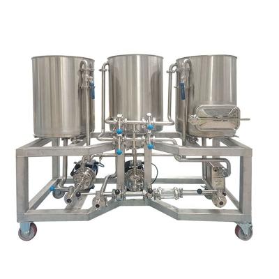 China 3KW Semi-Automatic Control System GHO 50L Stainless Steel Homebrewing Beer Equipment for sale