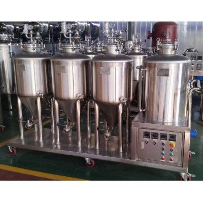 China 50l Beer Brewery Equipment with 4x50l Fermenters and Stainless Steel 304 Construction for sale