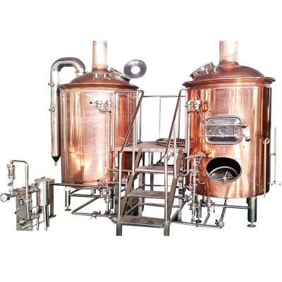 China Food Beverage Stainless Steel GSTA 1000L Bronze Craft Beer Brewing Equipment for Pub for sale