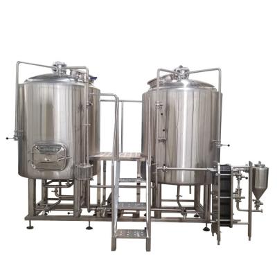 China Semi-automatic Control System Brewing Beer with GSTA 1000L Craft Beer Brewing Equipment for sale