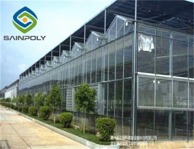 Chine Serre chaude en verre agricole hermétique, toit d'alliage d'aluminium de structure de serre chaude de Venlo à vendre