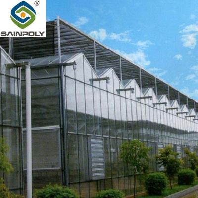 China PC Economical Intelligent Polycarbonate Plastic Greenhouse With Cooling System for sale