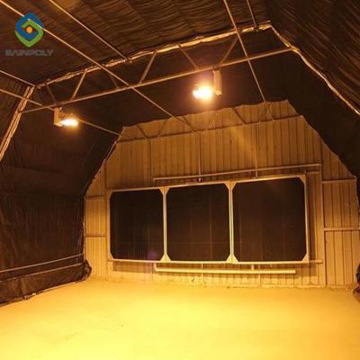 China 40m Auto Plastic Film Light Deprivation Greenhouse For Herbs for sale