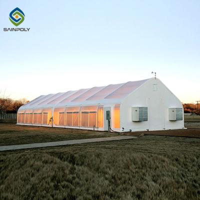 China 33ft Pe Film 100m Light Deprivation Greenhouse for sale
