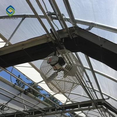China Curtain Movable Automated Blackout Greenhouse For Medical Plant for sale