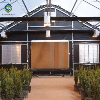 China 9.6m Automated Commercial Blackout Greenhouse ​For Mushroom for sale
