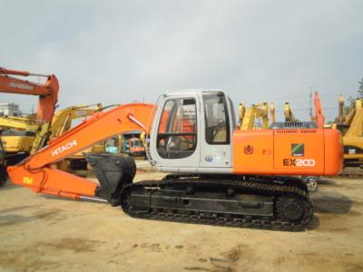China 6.5L o deslocamento Japão Hitachi EX200-5 usou a máquina escavadora da esteira rolante à venda