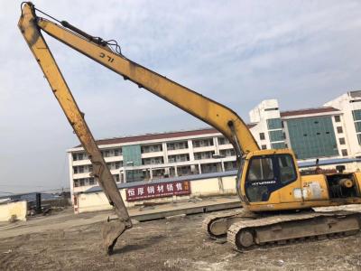 China 600mm Shoe Size 21M Long Boom Hyundai R210-5D Used Excavator Machine for sale