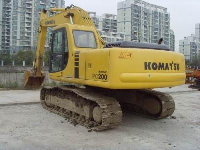 China 0.8cbm o alcance longo de 20 toneladas da cubeta PC200-6 usou a máquina escavadora de KOMATSU à venda