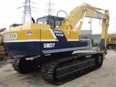 China 7425h máquina escavadora usada SK07 de 18 toneladas dos horários laborais 0.7m3 Kobelco à venda