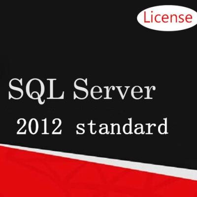 Chine clé de code instantanée de la livraison de 2012 64Bit  Windows Serveur SQL à vendre