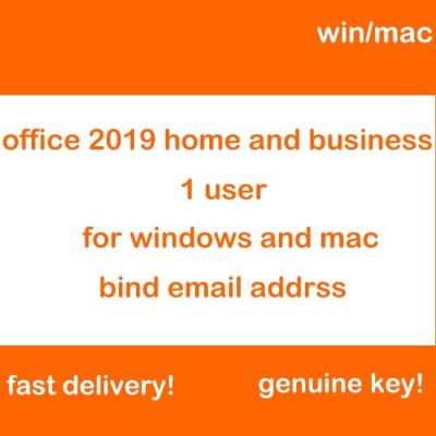 China Perpetual Home And Business Licence Key  Office 2019 , Online Excel 2019 Product Key for sale