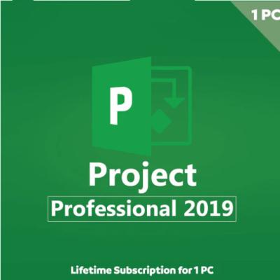 China Project 2019 Professional For Windows License Global License All Language for sale