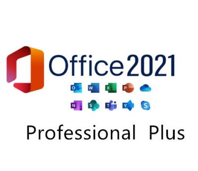 Chine Licence perpétuelle de livraison numérique et de clé de produit Office 2021 Professional Plus à vendre