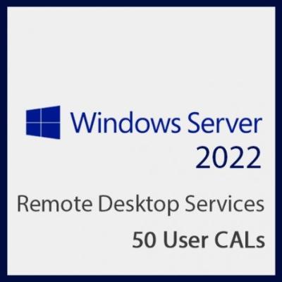 China Windows Server 2022 Remote Desktop Services 50 User / Device Cals Global Key à venda