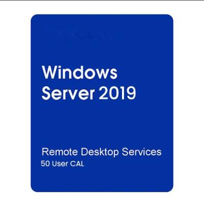 China Windows Server 2019 Remote Desktop Services 50 User/Device Connections 64 Bit Code for sale