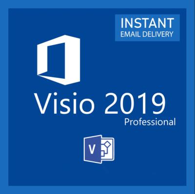 China Visio 2019 Professional 5 User Full Retail Version Lifetime Valid Online Code for sale
