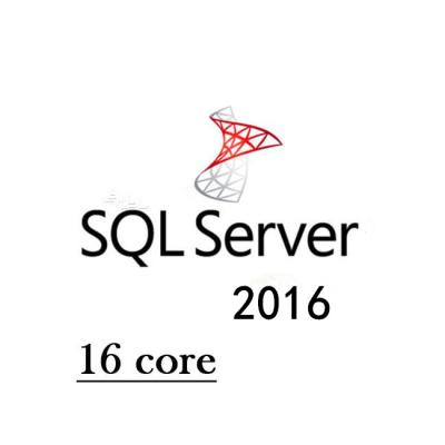 Chine 2016 clé de permis de serveur de 16 noyaux SQL, serveur illimité 2016 de Windows 7 SQL d'utilisateur à vendre