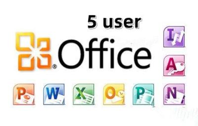 China 5 User Office 2013 License Key One Time Payment Professional Home And Student Product for sale