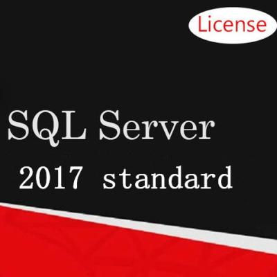 China Cals Cores  Windows SQL Server 2017 Multi Language for sale