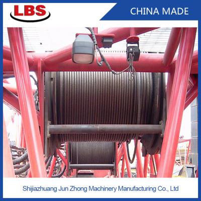 China LBS Groove Offshore Tower Crane Winch Drum / Hydraulic Crane Winch for sale