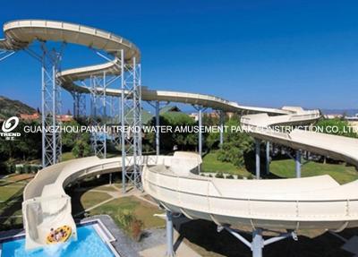 China Family Fun Aqua Park Equipment , Large Water Slides Capacity For 720 Riders Per Hour for sale