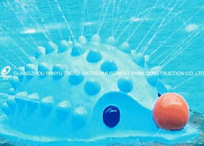 China Fiberglass Water Playground Equipment Hedgehog Spray Aqua Play Fun For Kids for sale