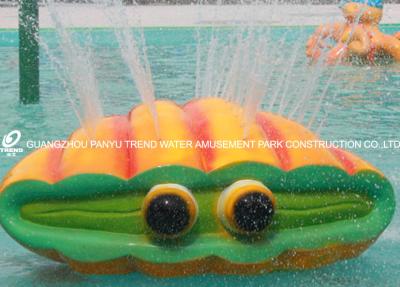 China Fiberglass Water Playground Equipment Spray Shell Aqua Play For Amusement Park for sale