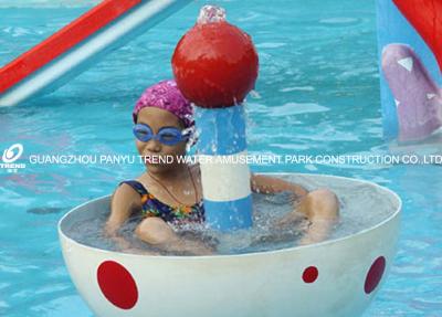 China Outdoor Fiberglass Water Spray Park Equipment / Aquatic Play Equipment For Kids for sale