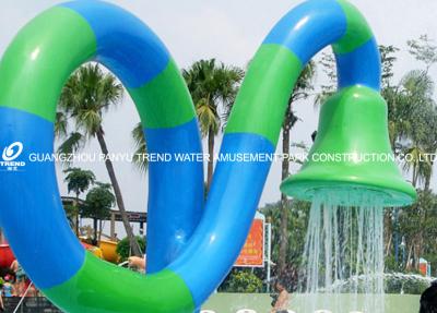 China Outdoor Spray Park Equpment Fiberglass Shower For Water Games / Customized Water Slide for sale