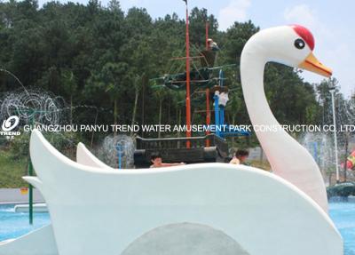 China Customized Fiberglass Small Water Pool Slides Designed For Water Park Games for sale