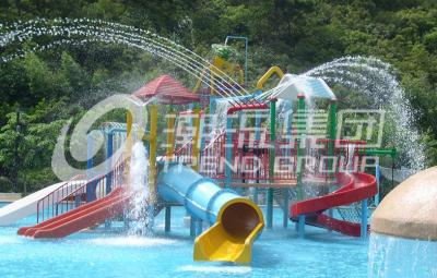 China Water Park Project /  Kids' Water Playground Durable Big Customized Water Slide for sale
