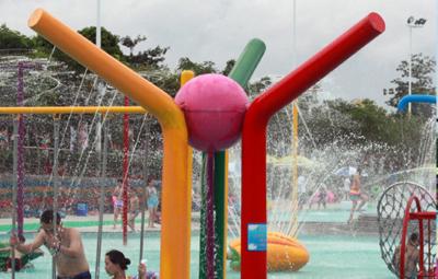 중국 Sprayground 모래와 물 놀이 장비, 아이를 위한 정원 놀이 장비 판매용