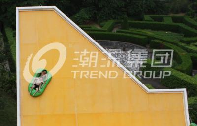 China Fiberglass Family Commercial Water Slide Swing Water Slide For Outdoor Aqua Park for sale