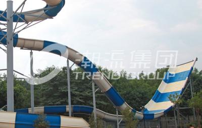 China Fiber Glass Aqua Park Equipment , Water Park Attractions for Hotel Project for sale