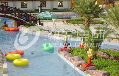 China Large Water Park Lazy River Equipment / Aqua Play Park Galvanized Carbon Steel Supporting for sale