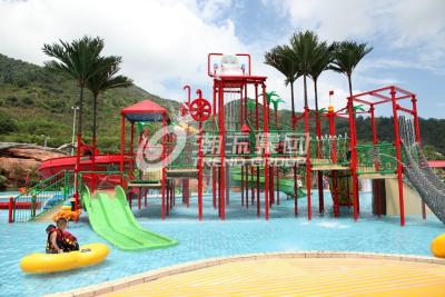China Fiberglass Aqua Playground Equipment Interactive Fiberglass Products / Customized Water Park Products for sale